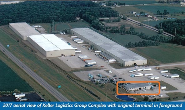 2017 Aerial View of Keller Logistics Group Complex